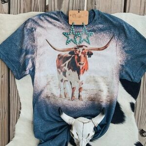 Longhorn Western Tee